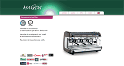 Desktop Screenshot of magda-macchineespresso.com